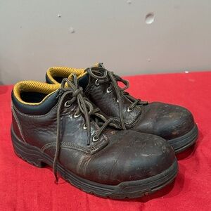 Timberland PRO Dark Brown Leather Safety Boots